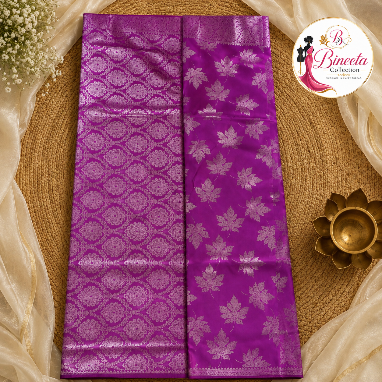 Semi Bangalor Silk Saree — view 2