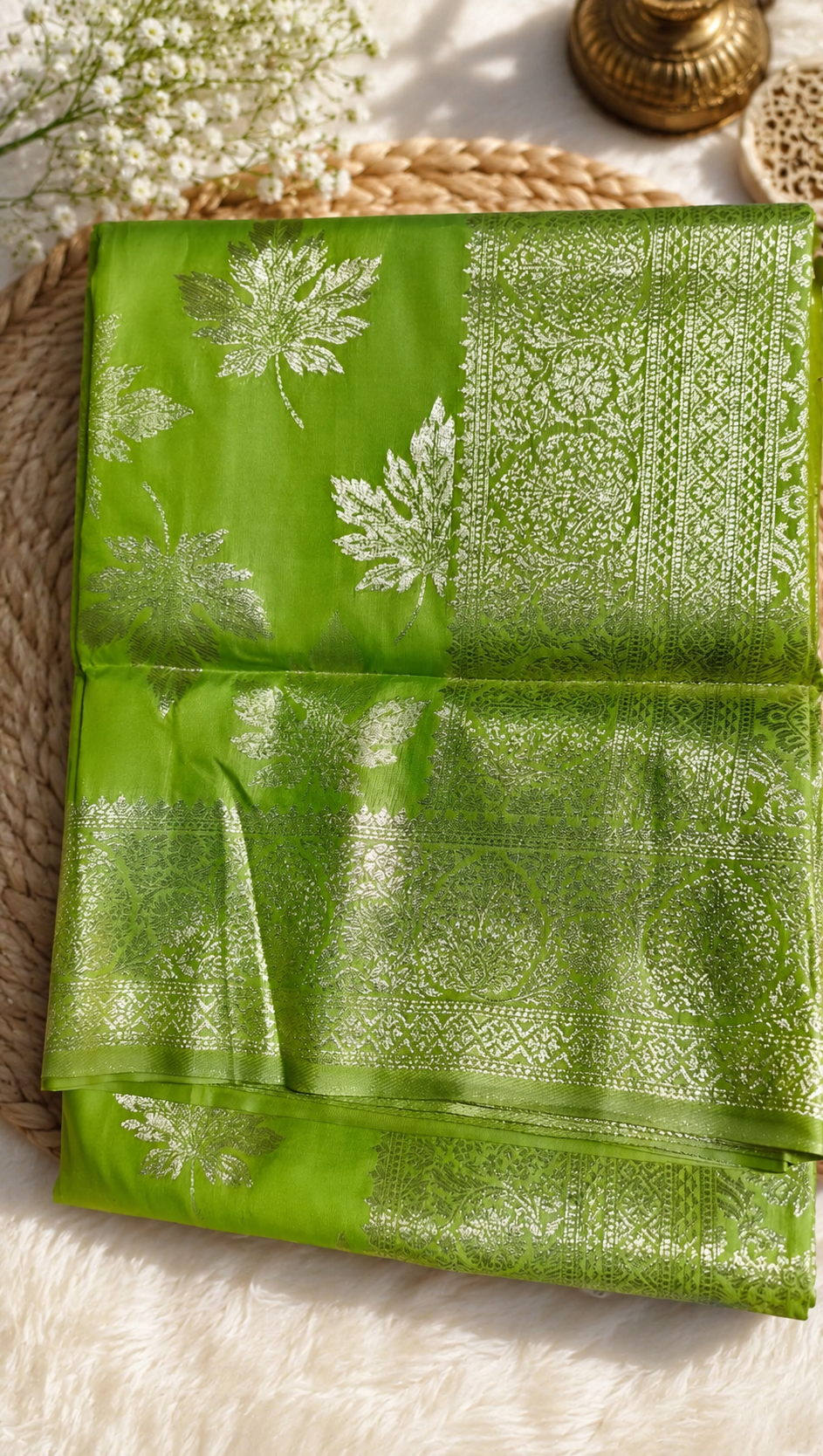 Semi Bangalore Silk Saree — view 2
